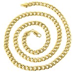 Solid 10K Yellow Gold Miami Cuban Chain Necklace // 4.5mm (20")