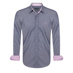 Albatross Shirt // Gray + Pink (2XL)
