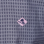 Albatross Shirt // Gray + Pink (S)