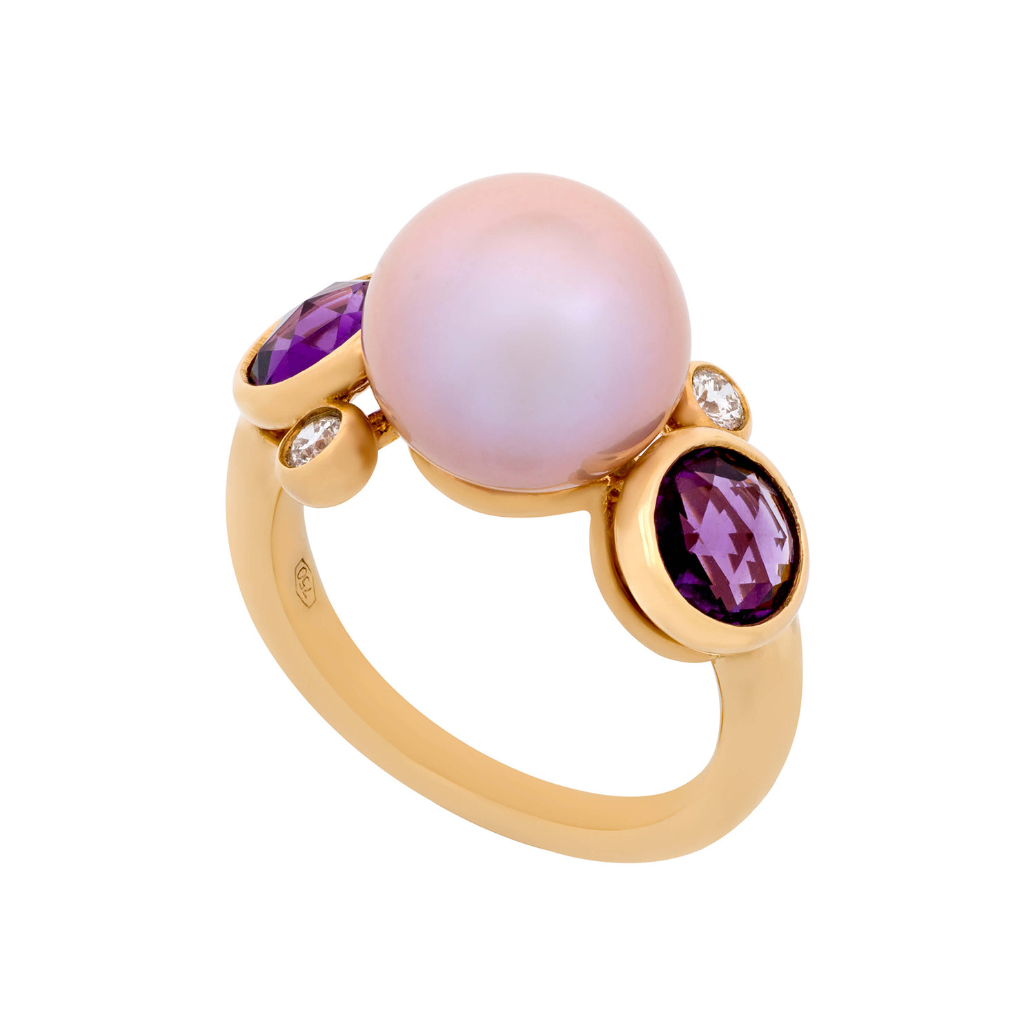Mimi Milano 18k Rose Gold Multi-Stone Ring II // Ring Size: 7 - Mimi ...