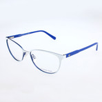 Women's 1319-VKY Optical Frames // White + Blue