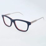 Men's 1353-K0H Optical Frames // Blue + Red + White