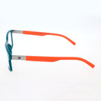 Men's 1446-LGP Optical Frames // Green + Orange