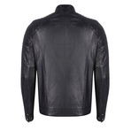Bartlett Leather Jacket // Black (2XL)