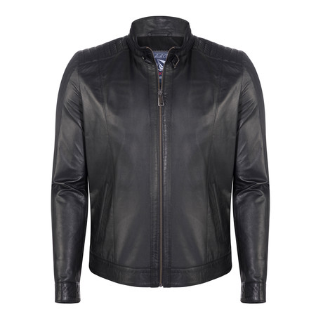 Bartlett Leather Jacket // Black (L)