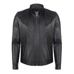 Bartlett Leather Jacket // Black (3XL)