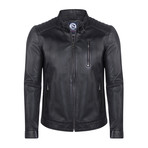 Embarcadero Leather Jacket // Black (L)