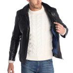 Ashbury Leather Jacket // Black (XS)