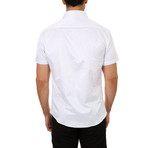 Brett Short Sleeve Button-Up Shirt // White (L)