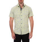 Ernest Short Sleeve Button-Up Shirt // Green (L)