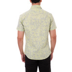Ernest Short Sleeve Button-Up Shirt // Green (M)