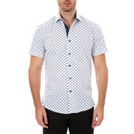 Izaiah Short-Sleeve Button-Up Shirt // White (2XL)