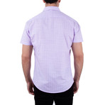 Sterling Short Sleeve Button-Up Shirt // Lilac (3XL)
