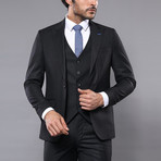 Jason 3-Piece Slim Fit Suit // Black (Euro: 50)