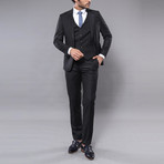 Jason 3-Piece Slim Fit Suit // Black (Euro: 47)