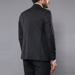 Jason 3-Piece Slim Fit Suit // Black (Euro: 46)