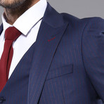 Brock 3-Piece Slim-Fit Suit // Navy (Euro: 50)