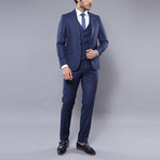 Aditya 3-Piece Slim-Fit Suit // Navy (Euro: 56)