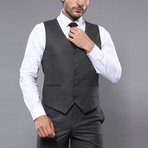 Marco 3-Piece Slim Fit Suit // Smoked (Euro: 44)