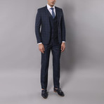 Gregory 3-Piece Slim-Fit Suit // Navy (Euro: 48)
