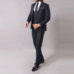 Isaac 3-Piece Slim Fit Suit // Navy (Euro: 50)