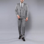 Dallas 3-Piece Slim-Fit Suit // Gray (Euro: 44)