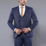 Tristian 3-Piece Slim Fit Suit // Navy (Euro: 54)