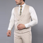 Alessandro 3-Piece Slim Fit Suit // Beige (Euro: 44)