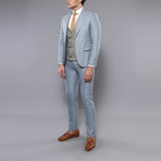 Marcelo 3-Piece Slim-Fit Suit // Green (Euro: 44)