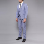 Richard 3-Piece Slim-Fit Suit // Light Blue (Euro: 56)