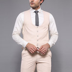 Bailey 3-Piece Slim-Fit Suit // Beige (Euro: 50)