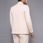 Bailey 3-Piece Slim-Fit Suit // Beige (Euro: 48)