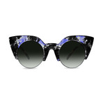 Unisex Montreal Sunglasses // Blue Tortoise + Gray