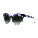 Unisex Montreal Sunglasses // Blue Tortoise + Gray