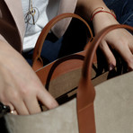 The Elegant Business Hand Bag // Beige