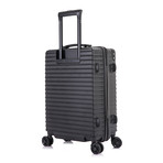 DUKAP // Tour Lightweight 20'' Carry On with Integrated USB Port   (Black)