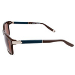 Men's BY4043 Sunglasses // Brown