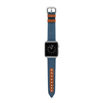 Apple Watch Band // 38mm (Heathered Blue - Brown)