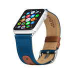 Apple Watch Band // 42mm (Blue - Saddle)