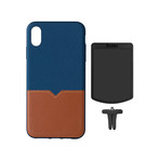 iPhone Xs Max Case (Blue - Saddle)