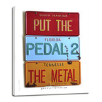Pedal 2 The Metal (9"W x 12"H x 0.75"D)