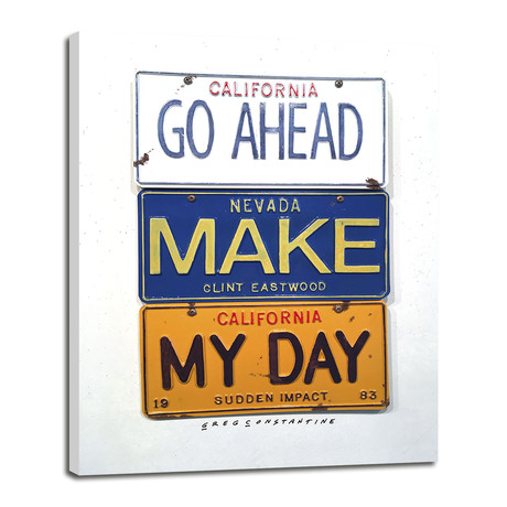 Make My Day // Eastwood (9"W x 12"H x 0.75"D)