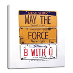 May The Force // Ford (8"W x 10"H x 0.75"D)