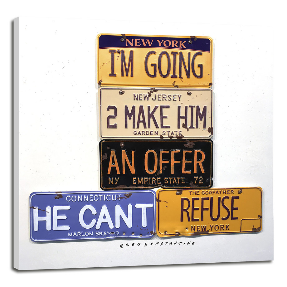 Poetic Licenses - Novelty Canvas Prints - Touch of Modern