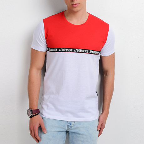 Atmosphere T-Shirt // Red + White (S)