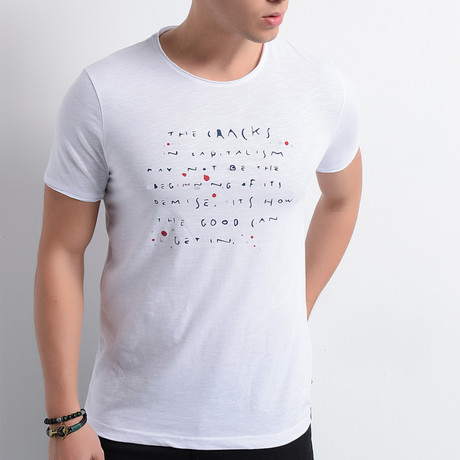 Capitalism T-Shirt // White (S)