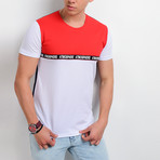 Atmosphere T-Shirt // Red + White (M)