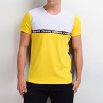 Atmosphere T-Shirt // Yellow + Navy (L)