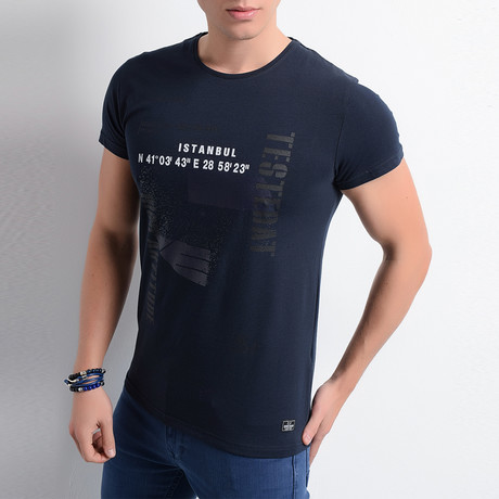 Coordinates T-Shirt // Navy (S)
