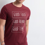 Good T-Shirt // Burgundy (L)